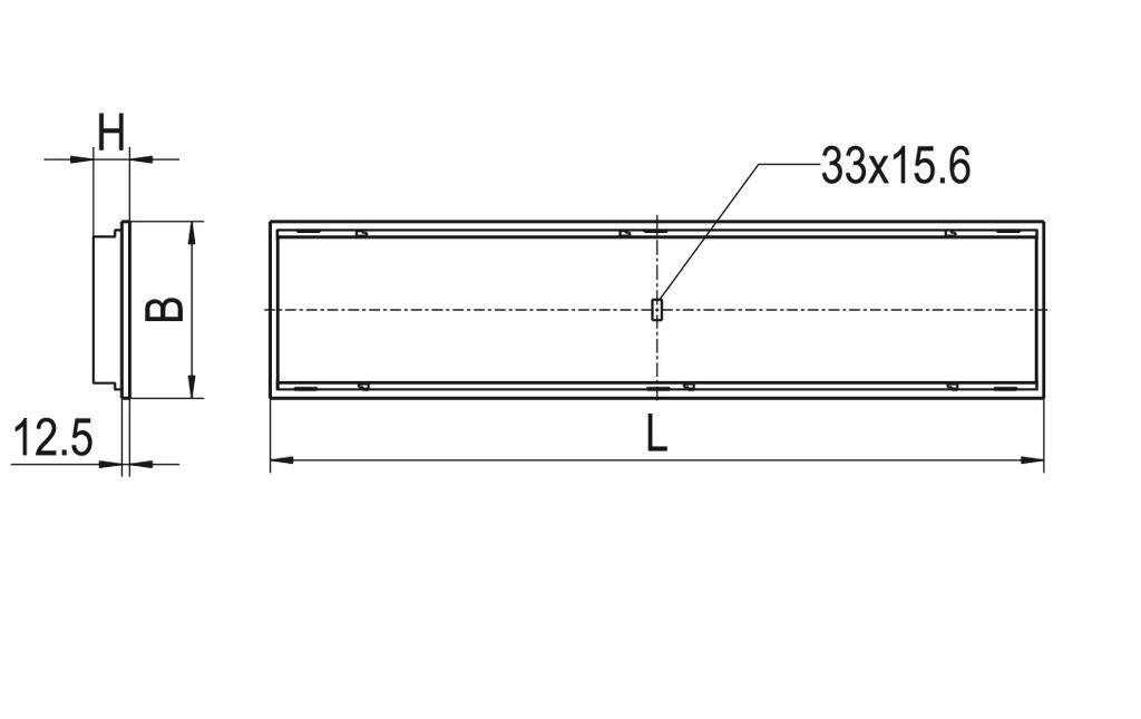 RIDI 827834 827834 LED-Einbauleuchte LED 44W Weiß