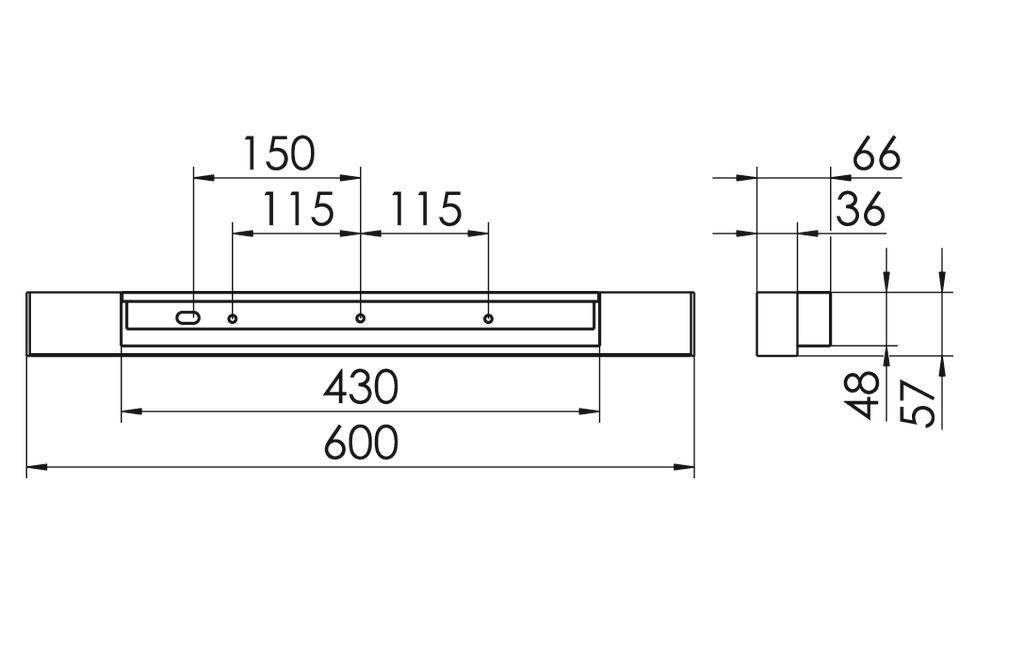 RIDI SPG0630163AH SPG0630163AH LED-Wandleuchte LED Weiß