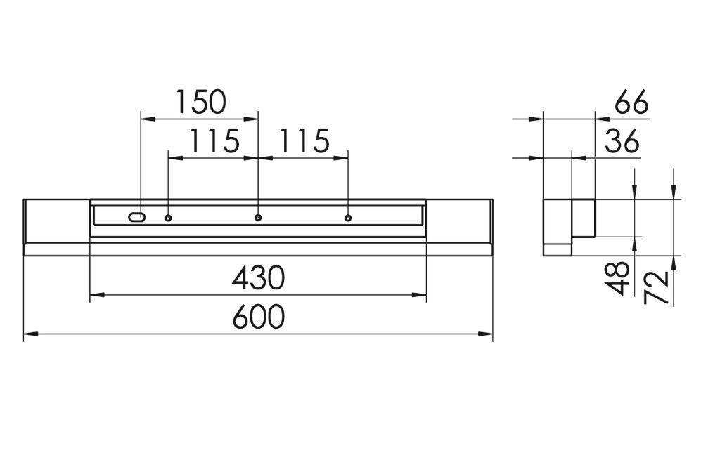 RIDI SPG0620168SI SPG0620168SI LED-Wandleuchte LED Silber
