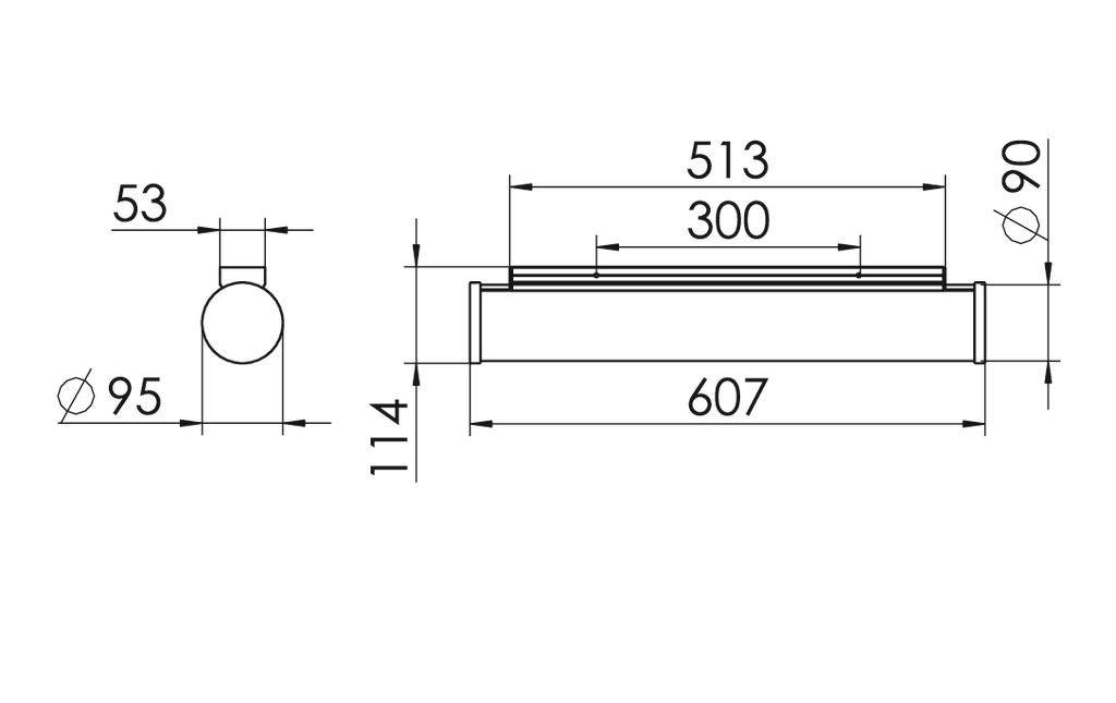 RIDI SPG0630446BB SPG0630446BB LED-Deckenleuchte LED Chrom