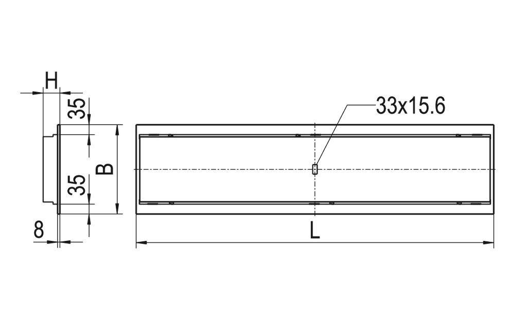 RIDI 827884 827884 LED-Einbauleuchte LED 58W Weiß