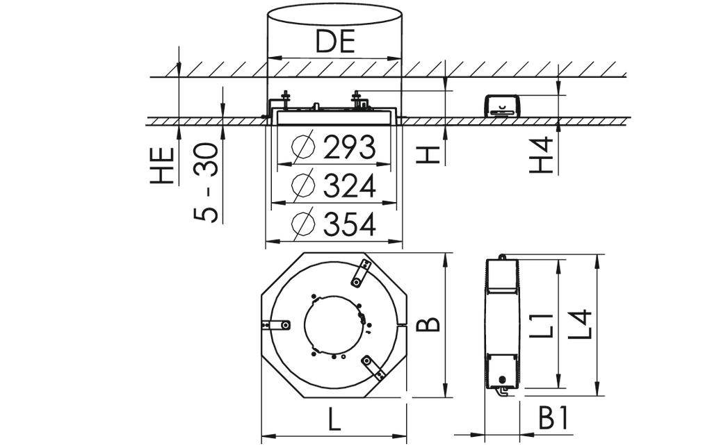 RIDI SPG0830009AH SPG0830009AH LED-Einbauleuchte LED 11W Weiß