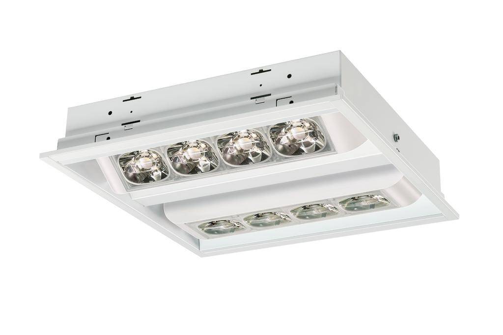 RIDI 322049 322049 LED-Einbauleuchte LED 102W Weiß