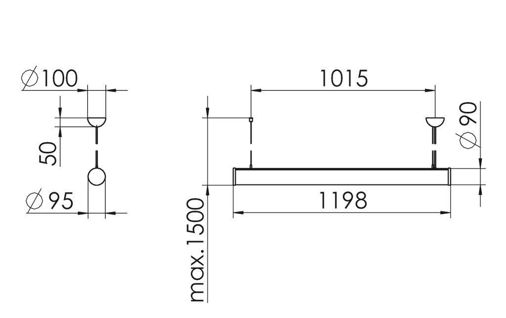 RIDI SPG0630248BB SPG0630248BB LED-Pendelleuchte LED Chrom