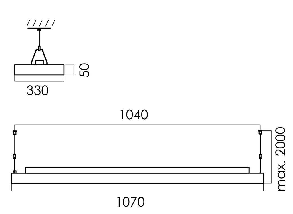 RIDI SPC0630024 SPC0630024 LED-Pendelleuchte LED Weiß