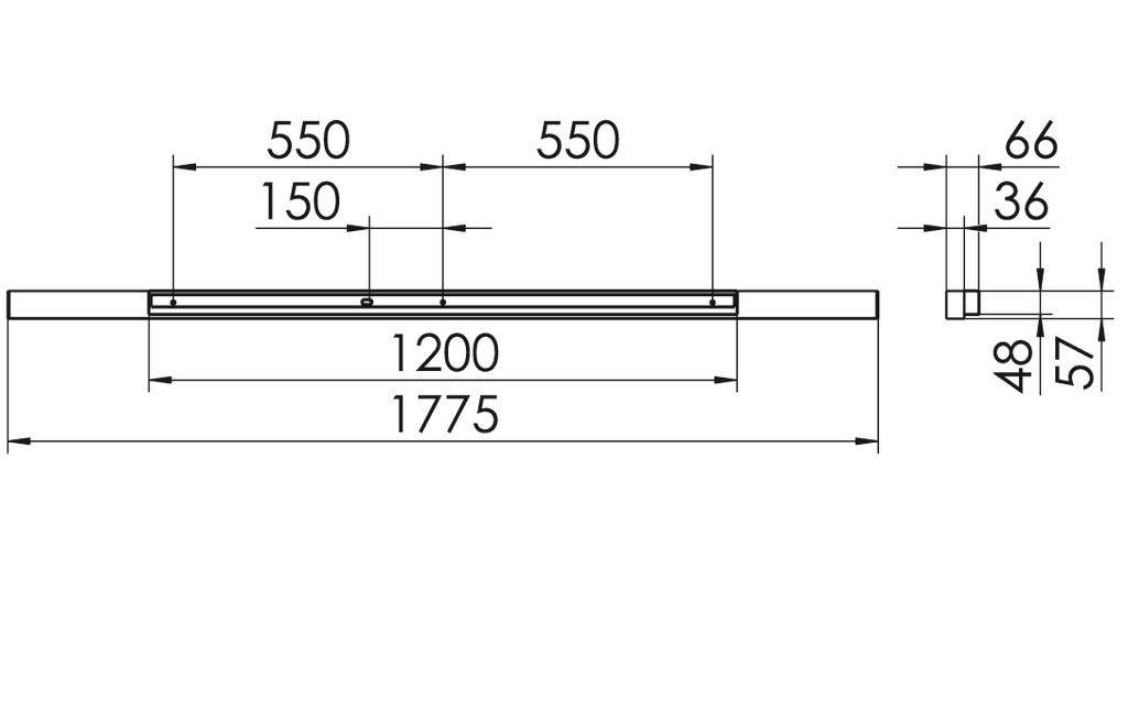 RIDI SPG0630161SI SPG0630161SI LED-Wandleuchte LED Silber