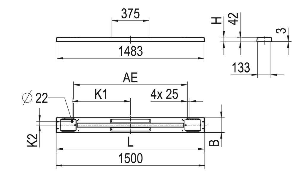 RIDI 0637729AH 0637729AH LED-Pendelleuchte LED Weiß