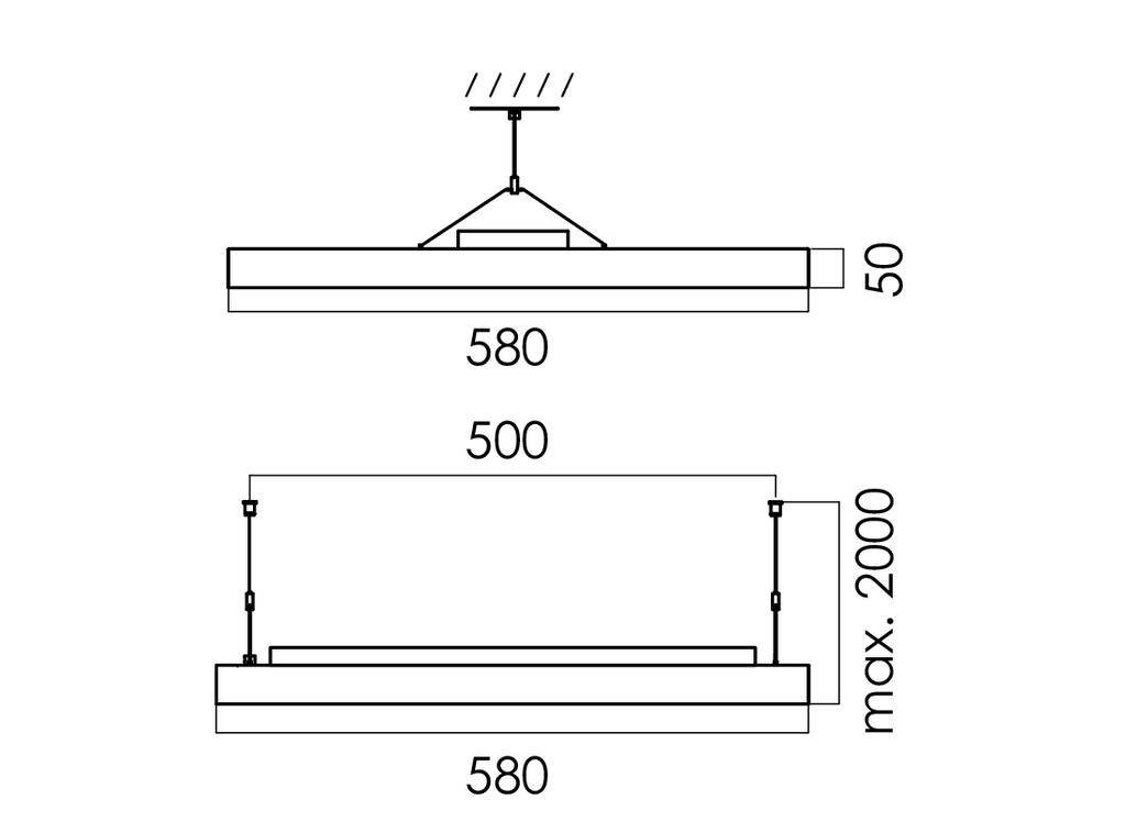 RIDI SPC0630029 SPC0630029 LED-Deckenleuchte LED Weiß
