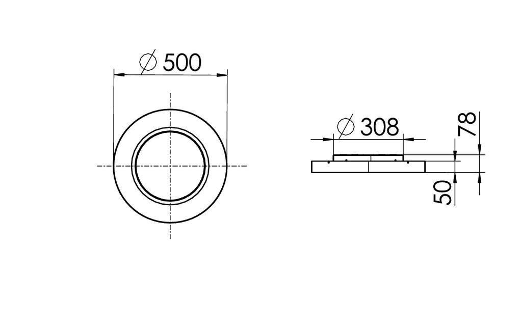 RIDI SPC0630061 SPC0630061 LED-Deckenleuchte LED Weiß