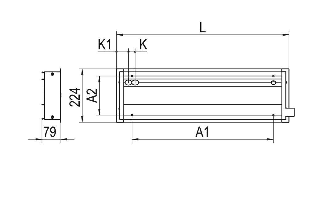 RIDI 837963 837963 LED-Einbauleuchte LED 18W Weiß
