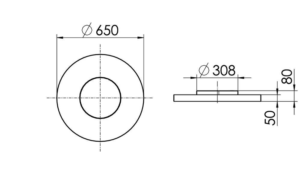 RIDI SPC0630069 SPC0630069 LED-Deckenleuchte LED Weiß
