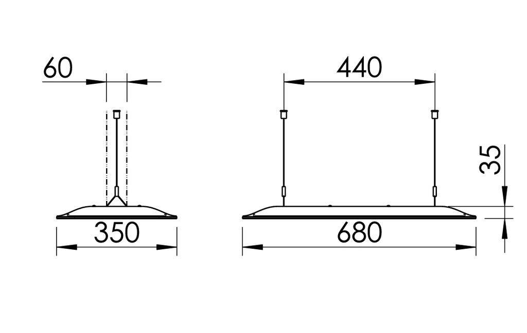 RIDI SPG0620181 SPG0620181 LED-Pendelleuchte LED Weiß