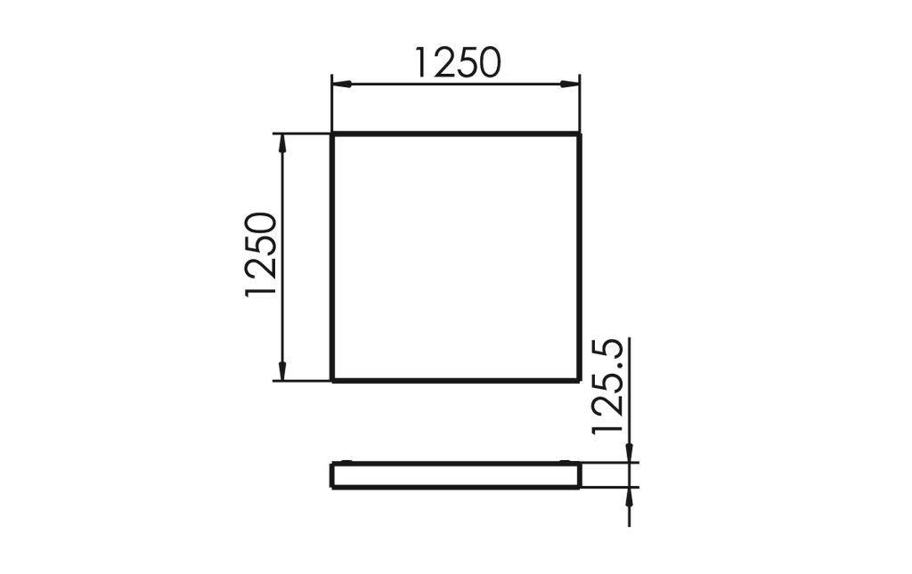 RIDI SPT0000193 SPT0000193 LED-Deckenleuchte Weiß