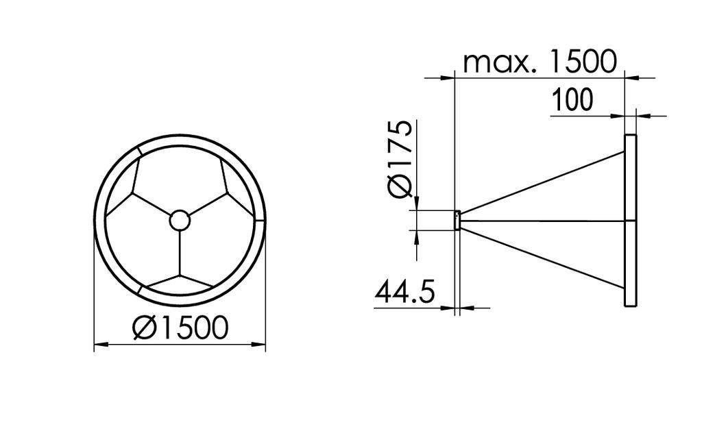 RIDI SPC0630022 SPC0630022 LED-Pendelleuchte LED Weiß