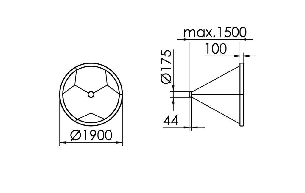 RIDI SPC0630023 SPC0630023 LED-Pendelleuchte LED Weiß