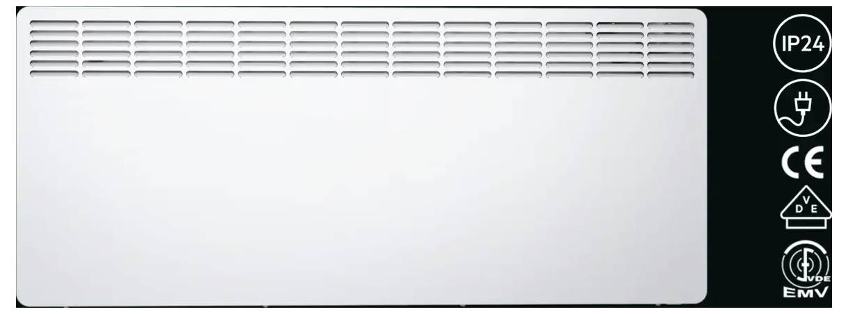 Eine Nahaufnahme einer dunkelgrünen gepolsterten Oberfläche mit dem Logo „Highlander