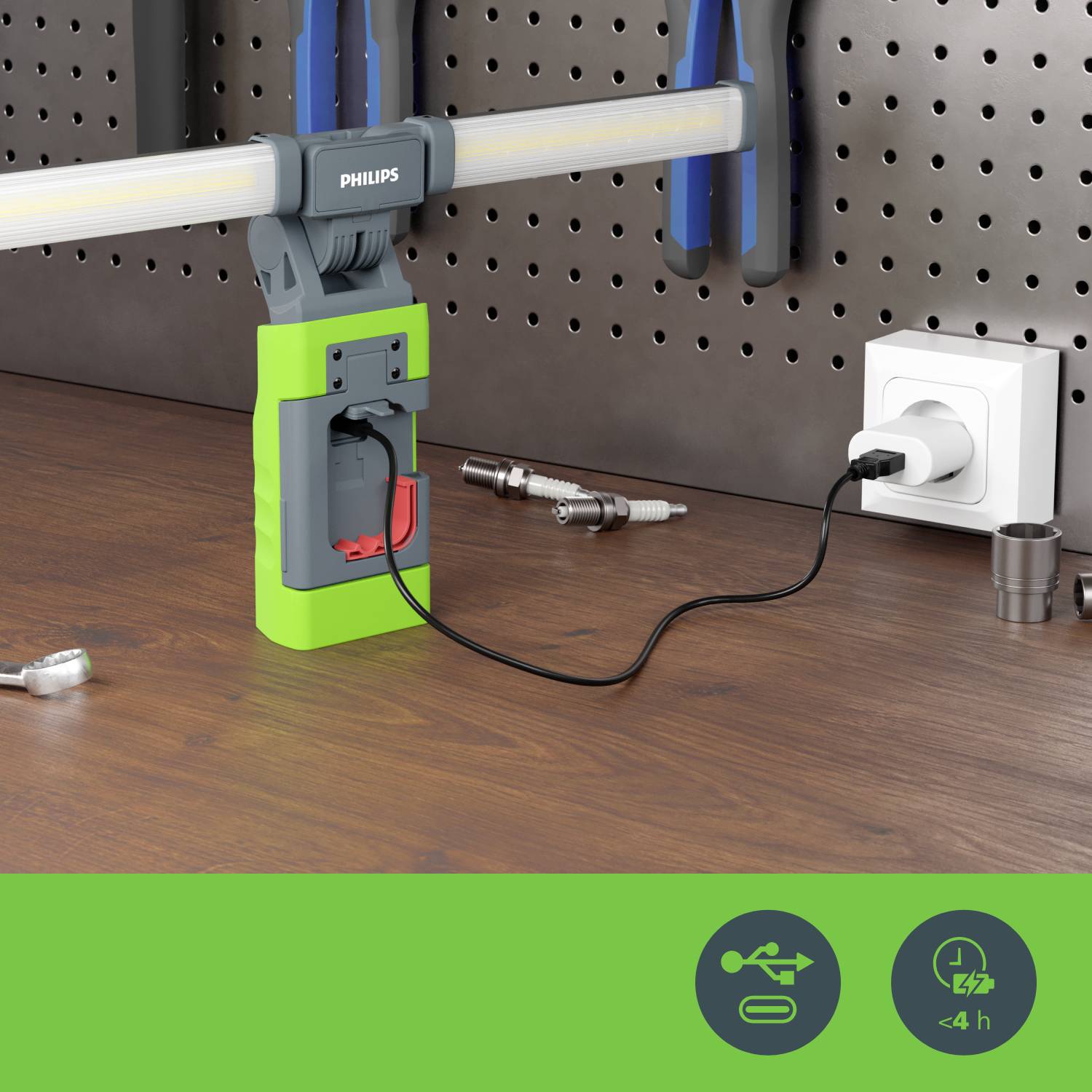 Philips Automotive X30BONNX1 Xperion 3000 Bonnet LED Motorhaubenleuchte akkubetrieben 1200lm