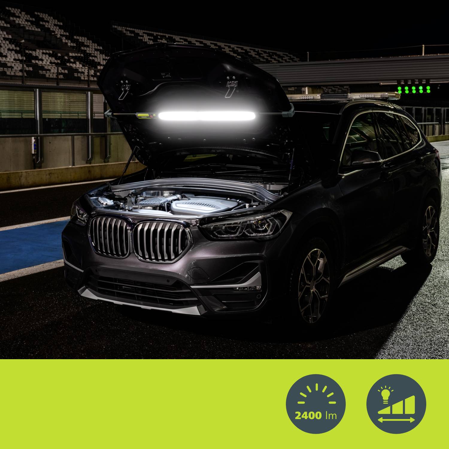 Philips Automotive X61BONNX1 Xperion 6100 Bonnet Hybrid LED Motorhaubenleuchte akkubetrieben 2400lm