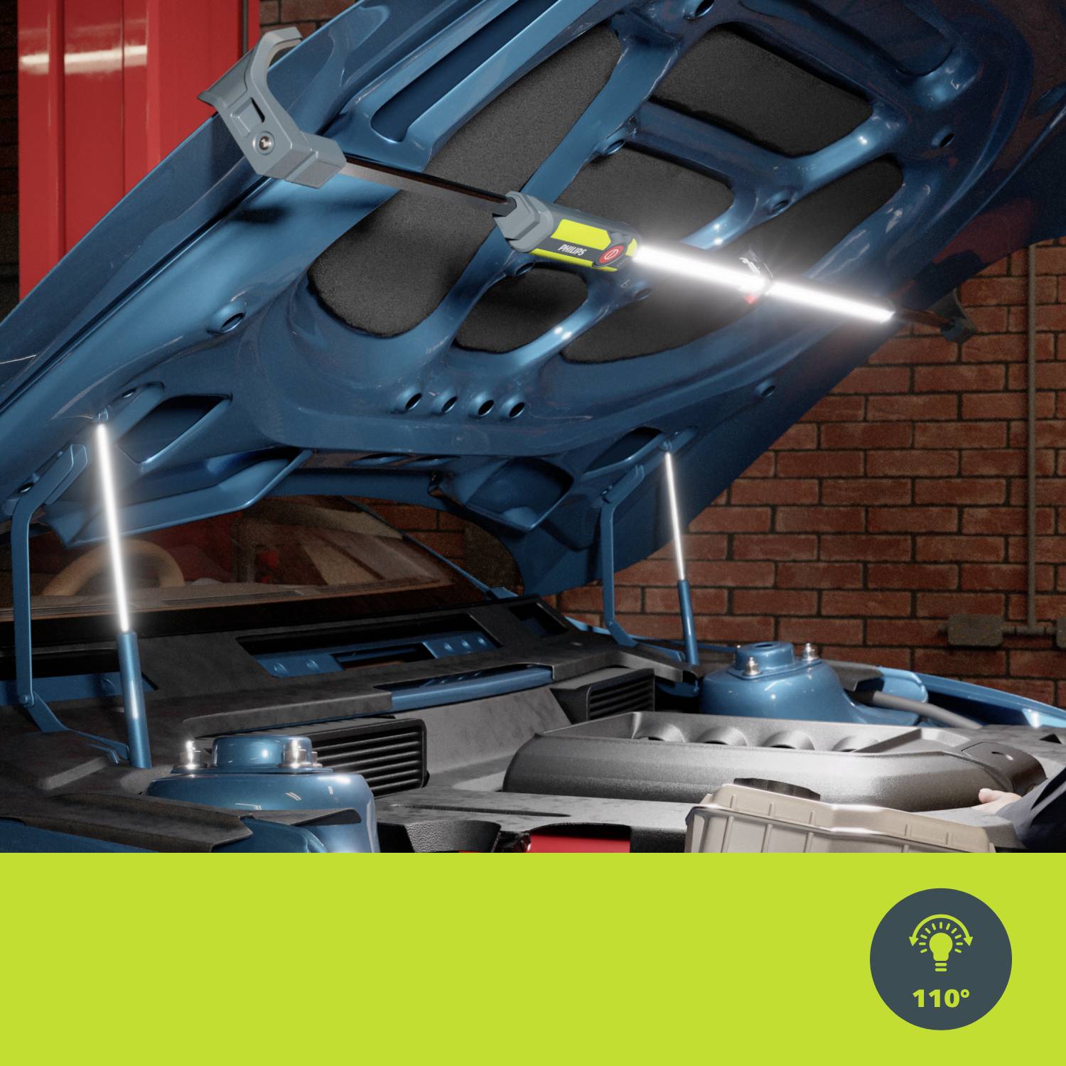 Philips Automotive X61BONNX1 Xperion 6100 Bonnet Hybrid LED Motorhaubenleuchte akkubetrieben 2400lm