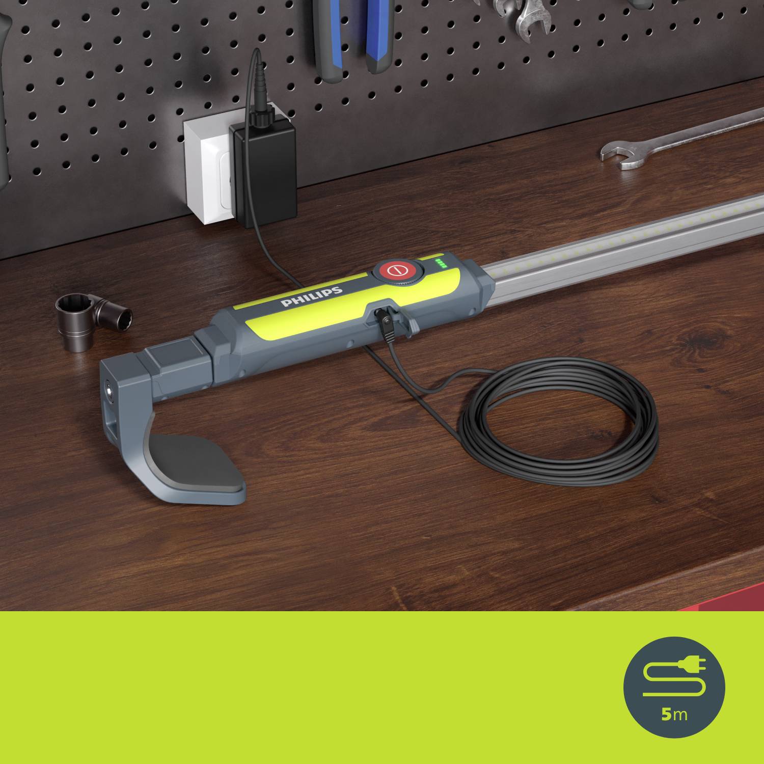 Philips Automotive X61BONNX1 Xperion 6100 Bonnet Hybrid LED Motorhaubenleuchte akkubetrieben 2400lm