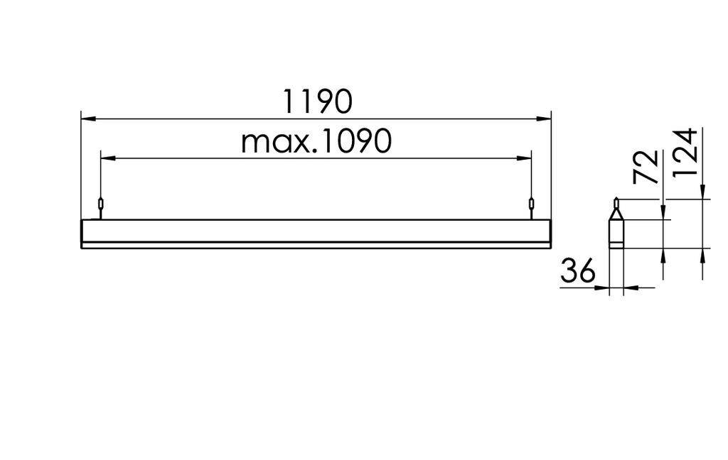 RIDI SPG0630032AQ SPG0630032AQ LED-Pendelleuchte LED Schwarz