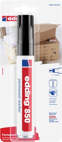 Edding 4-850-1-4001 Permanentmarker Schwarz wasserfest: Ja