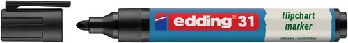 Edding 4-31001 Flipchartmarker Rundspitze 1.5 - 3 mm Schwarz