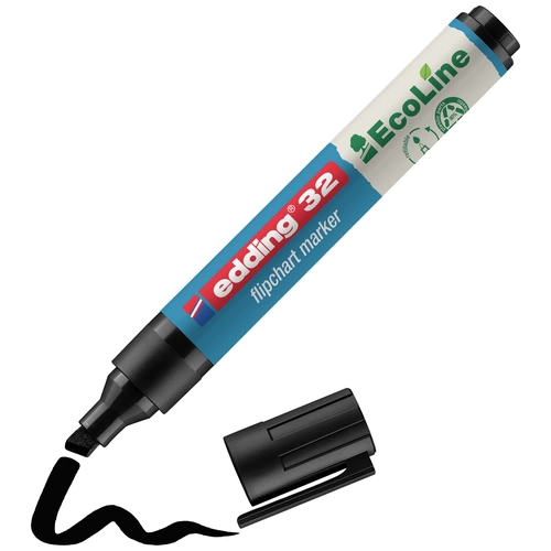 Edding 4-32001 Flipchartmarker Keilspitze 1 - 5 mm Schwarz Edding 4-32001 Flipchartmarker Keilspitze 1 - 5 mm Schwarz