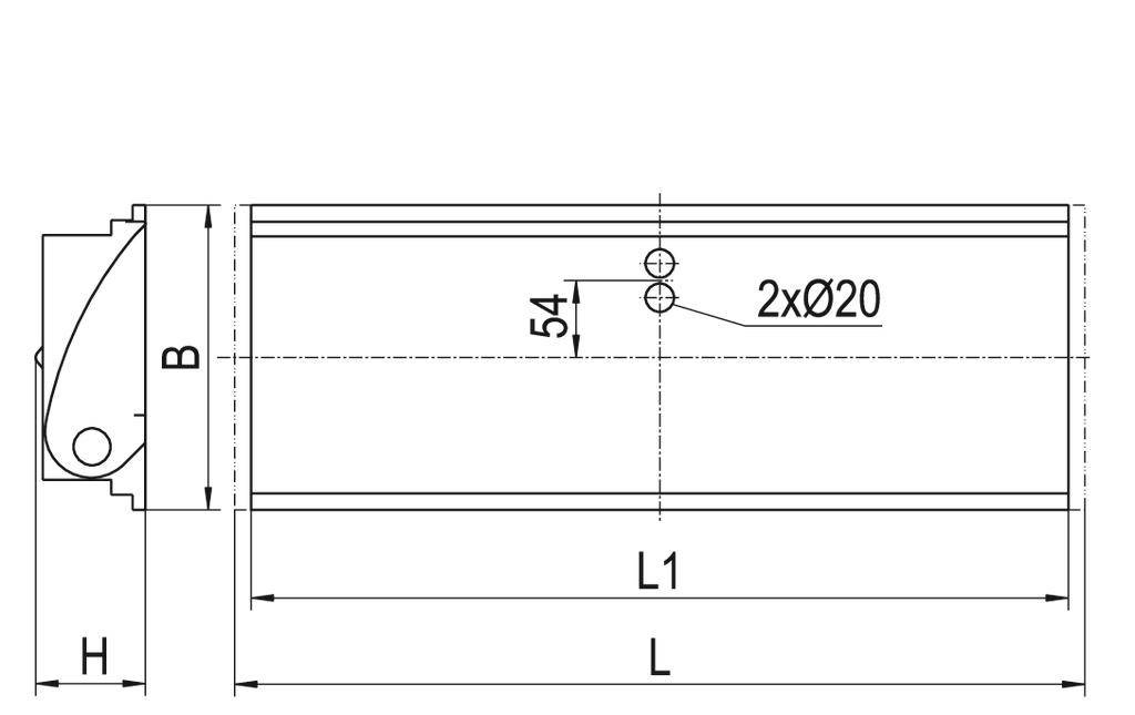 RIDI 860395 860395 LED-Einbauleuchte LED 35W Weiß