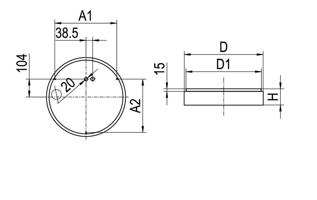 RIDI 420772 420772 LED-Deckenleuchte LED Weiß