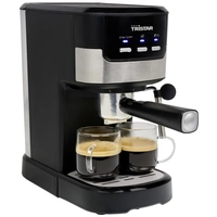 Tristar CM-2278 Espressomaschine mit Siebträger Schwarz, Edelstahl 1100W Tristar CM-2278 Espressomaschine mit Siebträger Schwarz, Edelstahl 1100W