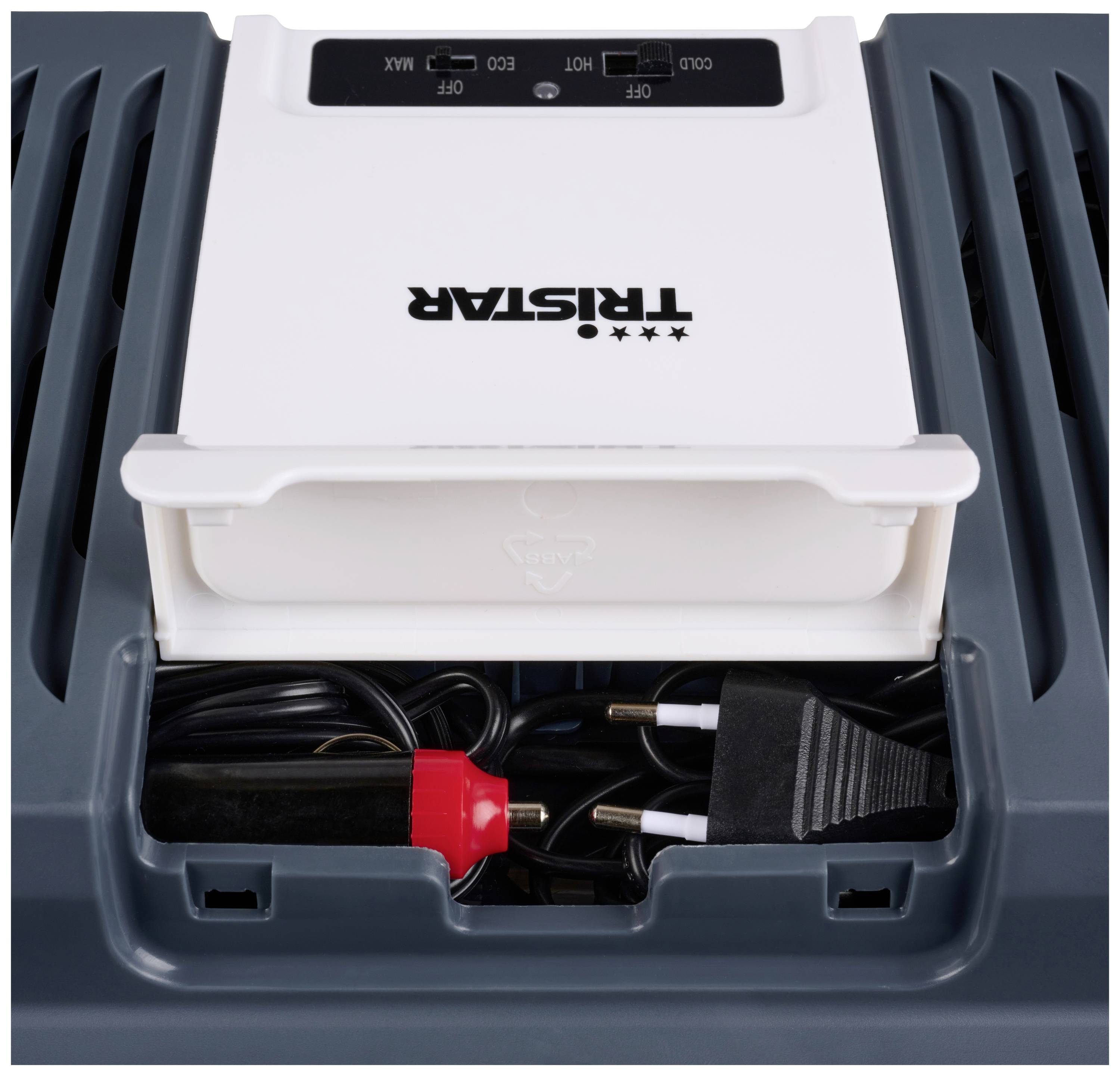 Tristar KB-7520 Kühlbox & Heizbox EEK: E (A - G) Thermoelektrisch 230 V, 12V Schwarz, Grau 20l bis 18°C unter Umgebungstemperatur