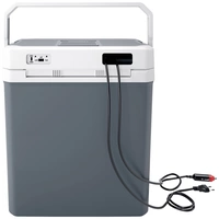 Tristar KB-7530 Kühlbox & Heizbox EEK: E (A - G) Thermoelektrisch 12 V, 230V Grau, Weiß 30l bis 18°C unter Umgebungstemperatur Tristar KB-7530 Kühlbox & Heizbox EEK: E (A - G) Thermoelektrisch 12 V, 230V Grau, Weiß 30l bis 18°C unter Umgebungstemperatur