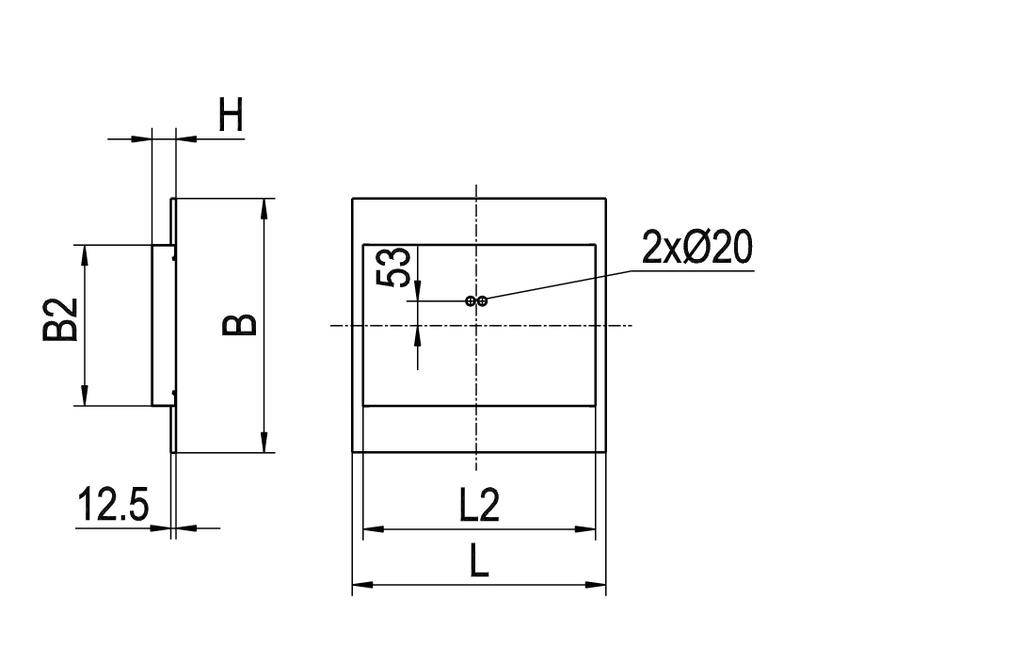 RIDI 860425 860425 LED-Einbauleuchte LED Weiß