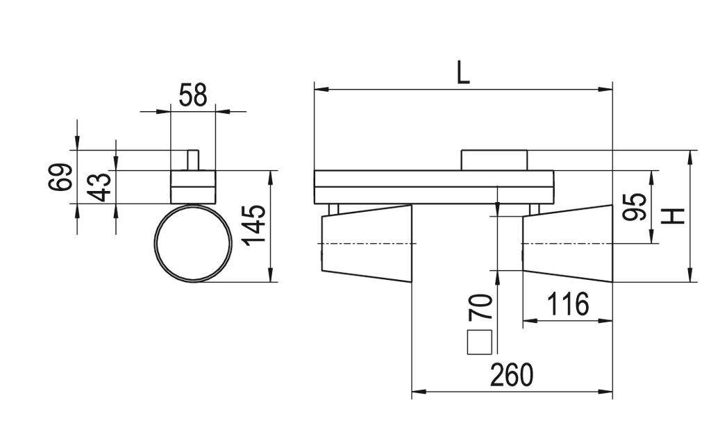 RIDI 0321984AH 0321984AH Hochvolt-Schienensystem-Leuchte LED Weiß