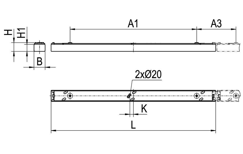 RIDI 550025 550025 Deckenleuchte LED Weiß