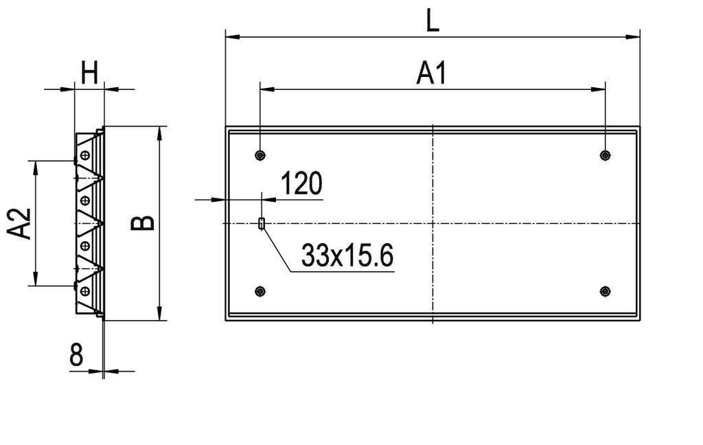 RIDI 860114 860114 Einbauleuchte LED 192W Weiß