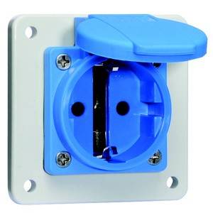Bals Elektrotechnik 71108 Anbau-Steckdose IP54 Blau