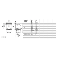 Bals Elektrotechnik 26050 26050 CEE Anbaustecker 16.0A 5polig 400V 1St. Bals Elektrotechnik 26050 26050 CEE Anbaustecker 16.0A 5polig 400V 1St.