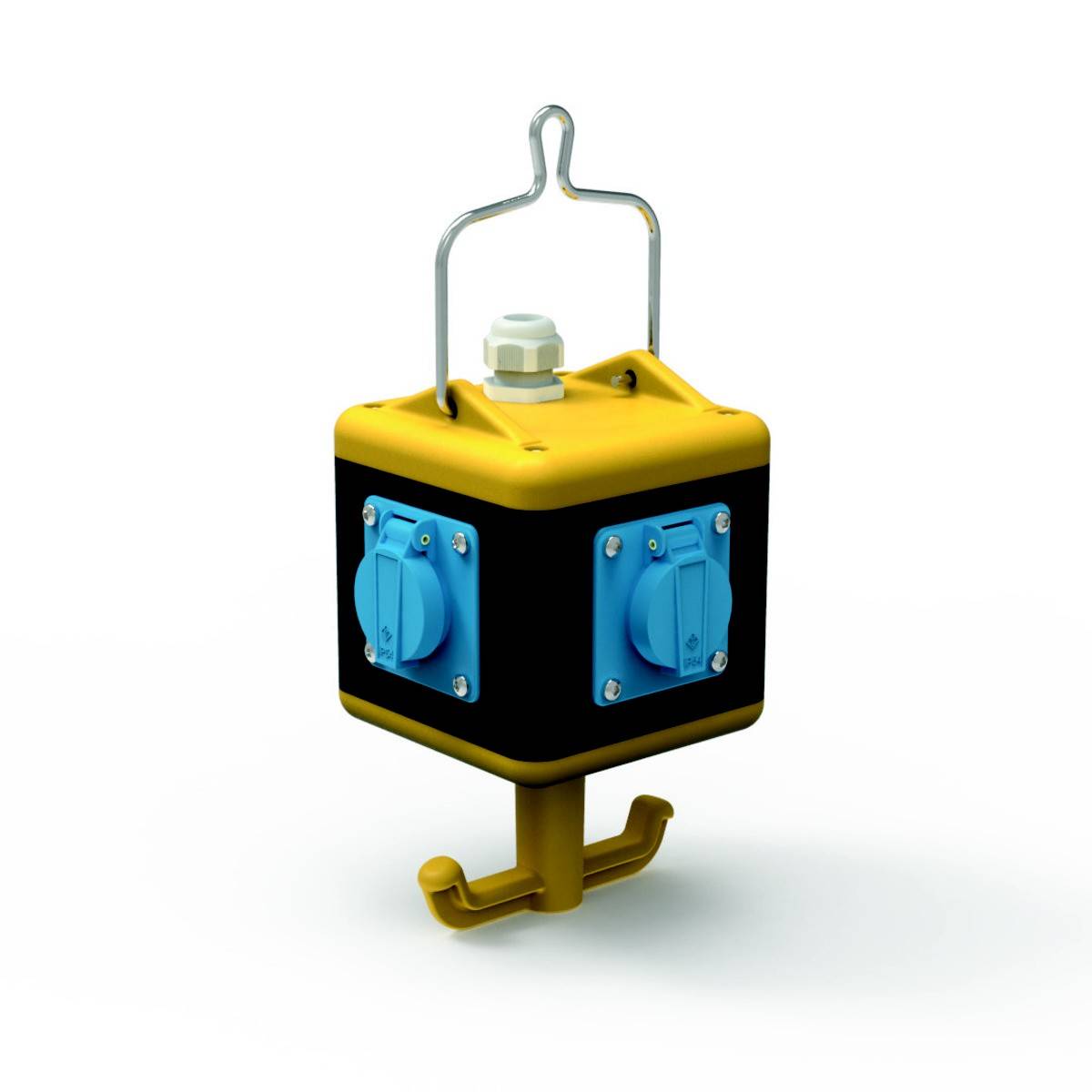 Bals Elektrotechnik 57092 Steckdosenwürfel Schwarz