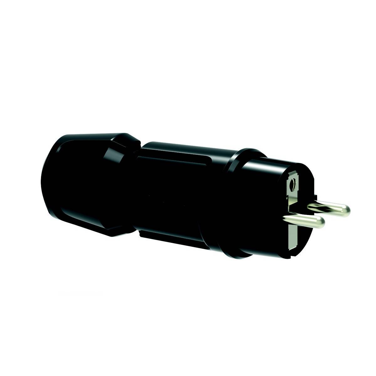 Bals Elektrotechnik 7372 Schutzkontaktstecker 250 V Schwarz IP44