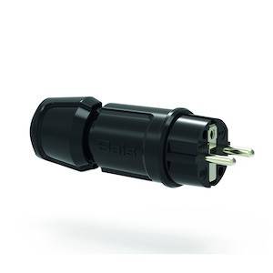 Bals Elektrotechnik 7372 Schutzkontaktstecker 250V Schwarz IP44