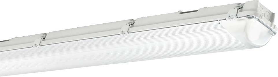 RIDI 0950073//676 Feuchtraumleuchte EEK: D (A - G) LED LED 48W Weiß Grau