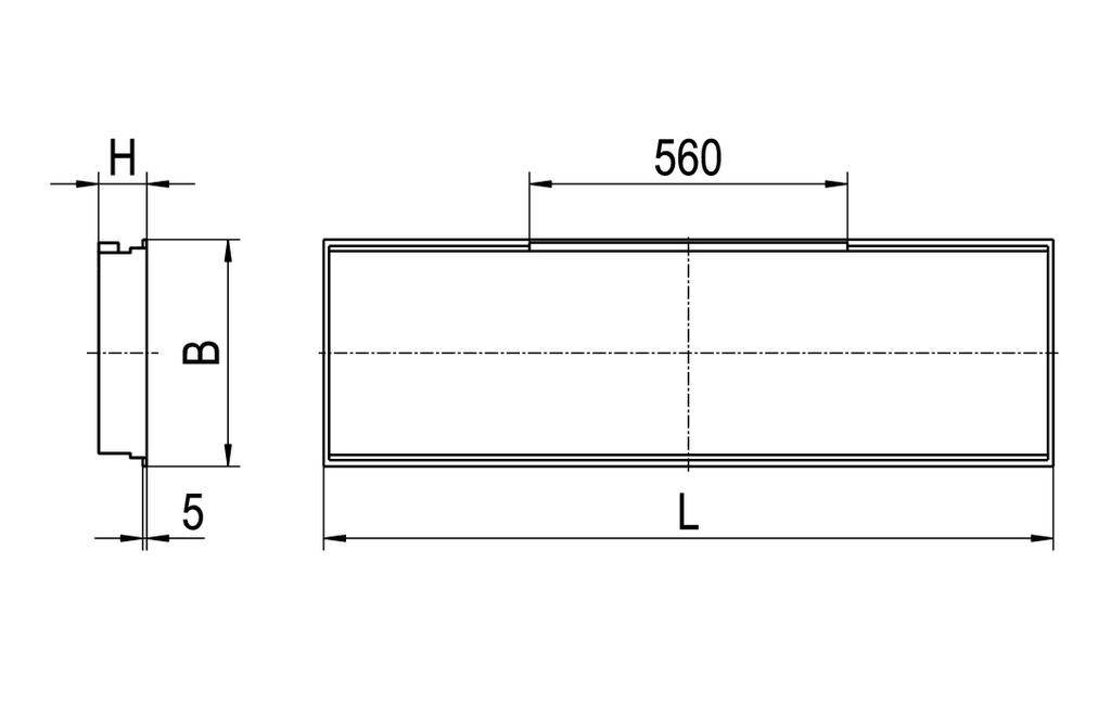 RIDI 832909 832909 LED-Einbauleuchte LED 32W Weiß