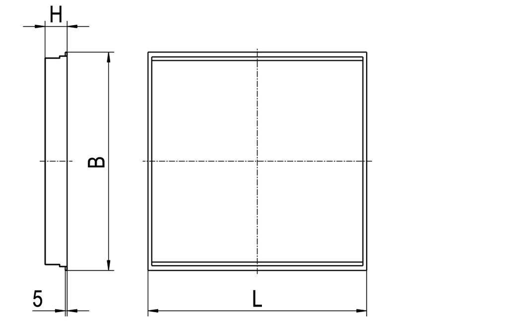RIDI 832881 832881 LED-Einbauleuchte LED 32W Weiß