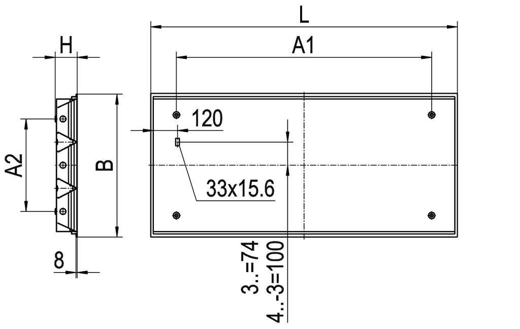 RIDI 860111 860111 Einbauleuchte LED 144W Weiß