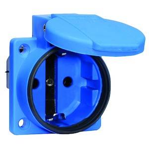 Bals Elektrotechnik 71082 Anbau-Steckdose IP54 Blau