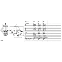 Bals Elektrotechnik 11906 11906 CEE Wandsteckdose 16.0A 5polig 400V 1St. Bals Elektrotechnik 11906 11906 CEE Wandsteckdose 16.0A 5polig 400V 1St.