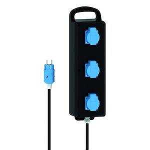 Bals Elektrotechnik 5350 Steckdosen-Verteiler Schwarz