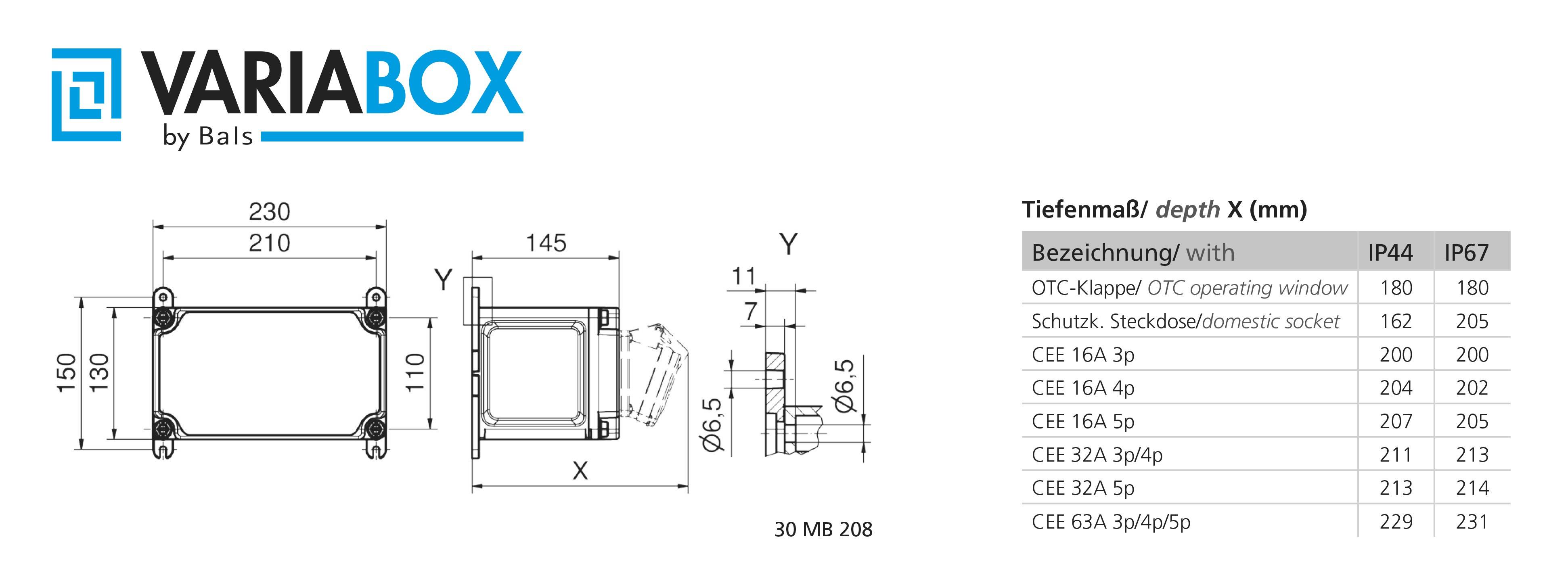 Bals Elektrotechnik CEE Stromverteiler 85006 85006